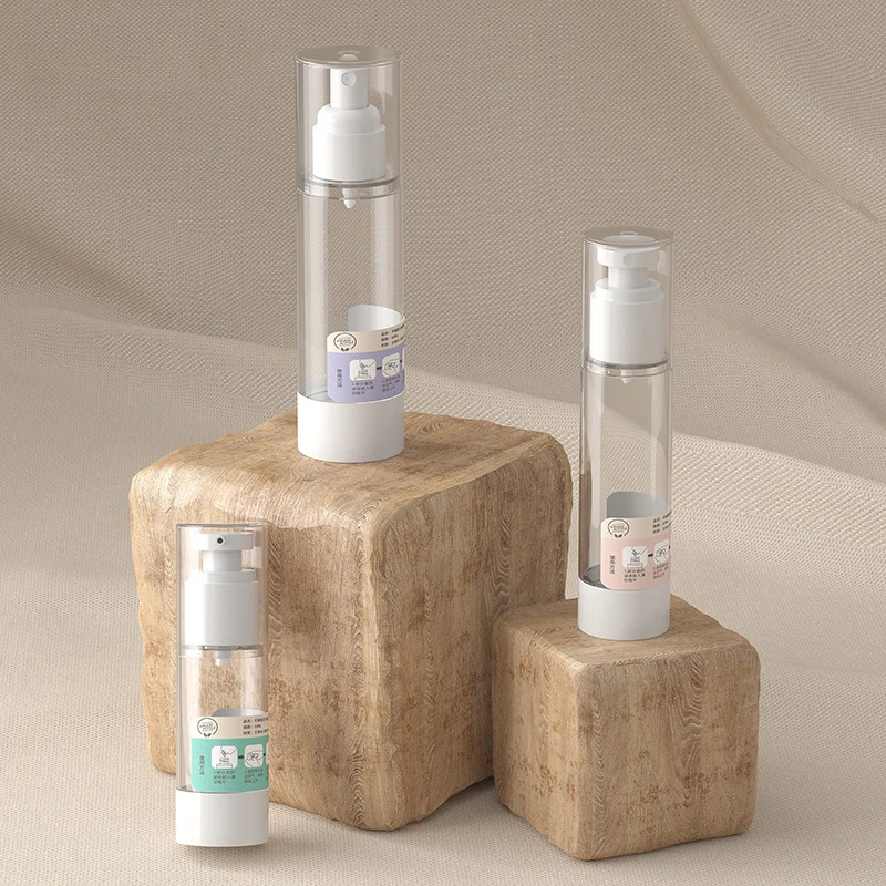 15ml-80mlAS odos priežiūros produktai, vakuume sub-išpilstymo purškimo paspauskite losjonas butelis kosmetikos kelionės sub-išpilstymo į butelius karšto pardavimas naujų косметика