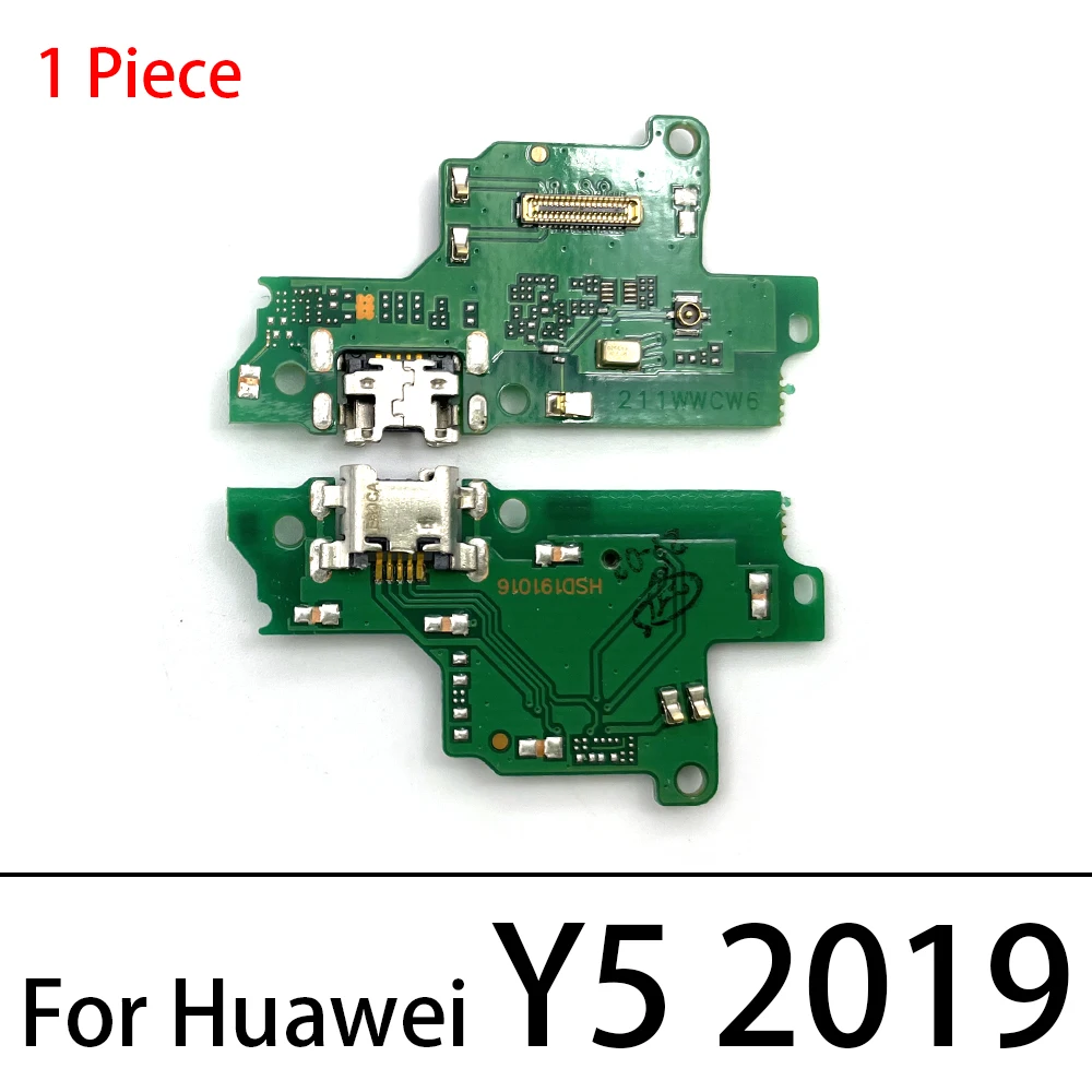 2vnt/Daug， USB Įkrovimo lizdas Dock Jungties Kištuką Valdybos Flex Kabelis Huawei Y5 2019