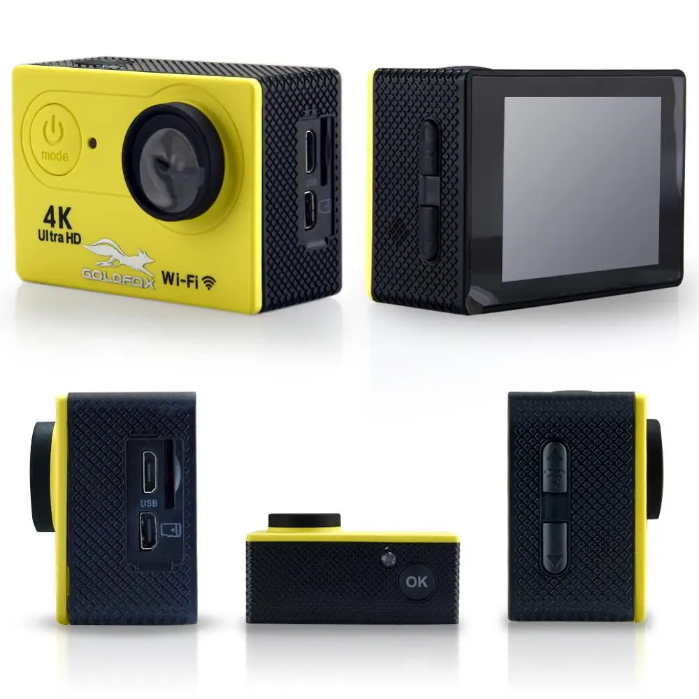 4k H9R Ultra HD Sporto Kamera, WiFi Nuotolinio Valdymo Veiksmų Vaizdo Kamera 2.0