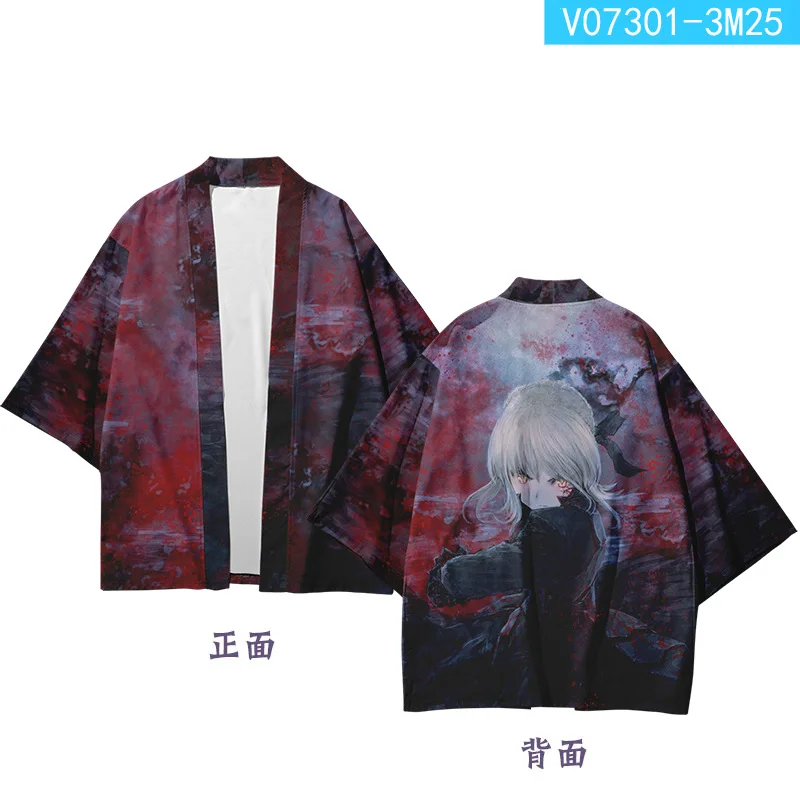 Anime Likimas Grand Kad Cosplay Kostiumų Haori Japonų Kimono Megztinis Marškinėliai Plius Dydžio Striukės Helovinas Šalis Vyrai Moterys