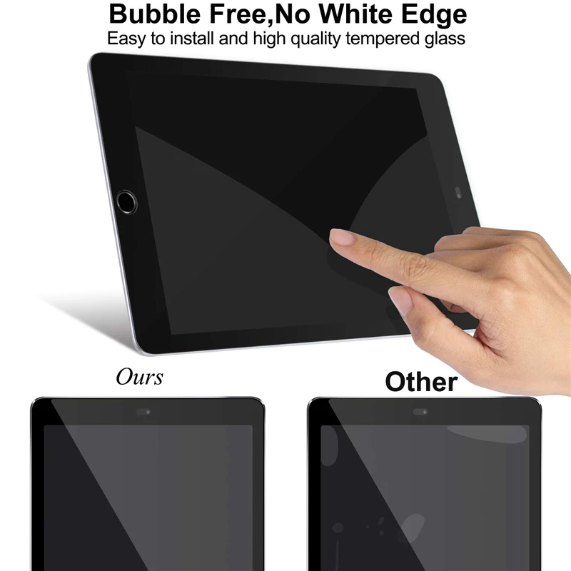 Apple iPad 9 10.2' 2021 10D Visišką Tablet Grūdintas Stiklas iPad 9 2021 Screen Protector, Sauga, Apsauginis Stiklas