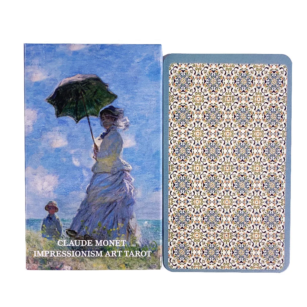 Claude Monet Impresionizmo Meno Taro Kortų stalo Žaidimas, Chakra Wiccan Kortų Žaidimai Suaugusiems Ragana Stuff Psichikos Okultizmas
