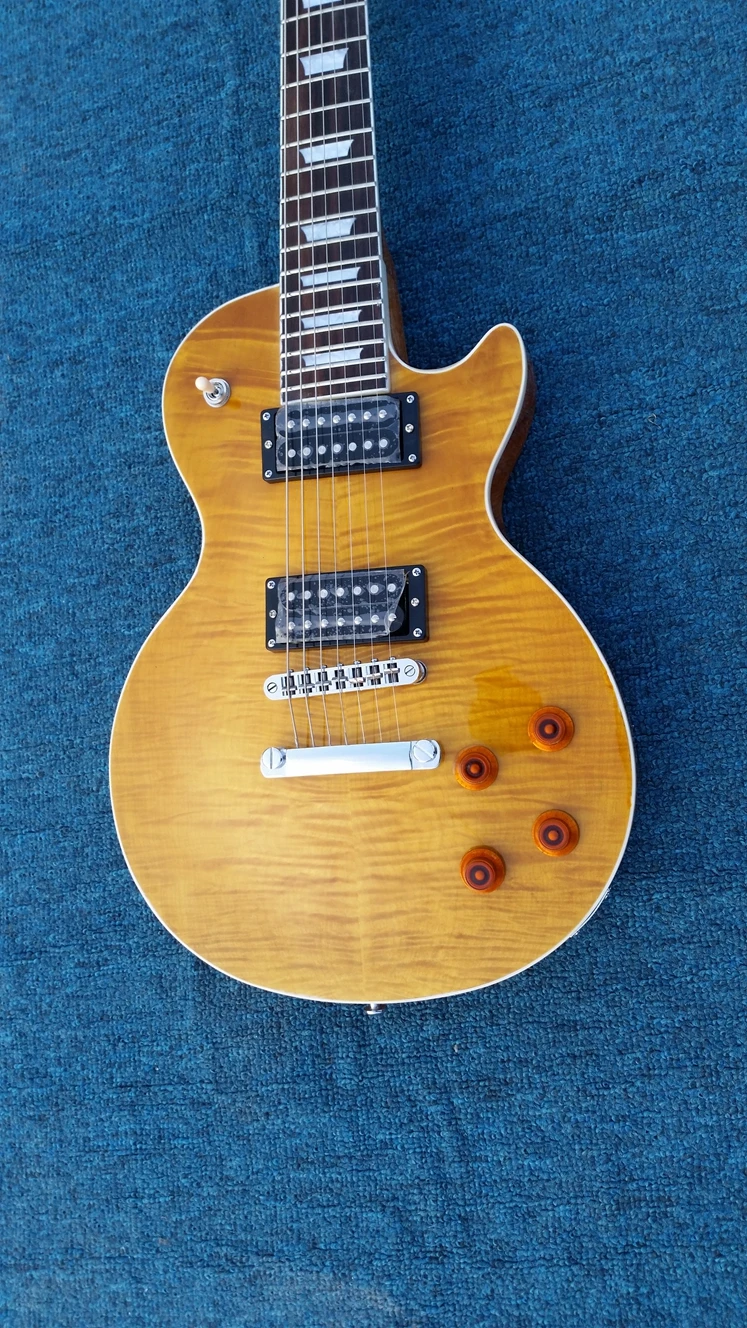 Elektrinė gitara rose medienos fingerboard 22 nervintis padaryta china7 stygų gitara septynių stygų