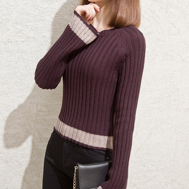 Gray22 rudenį vientisos spalvos su gobtuvu džemperis moterims prarasti ilgomis rankovėmis megztinis atsitiktinis striukė