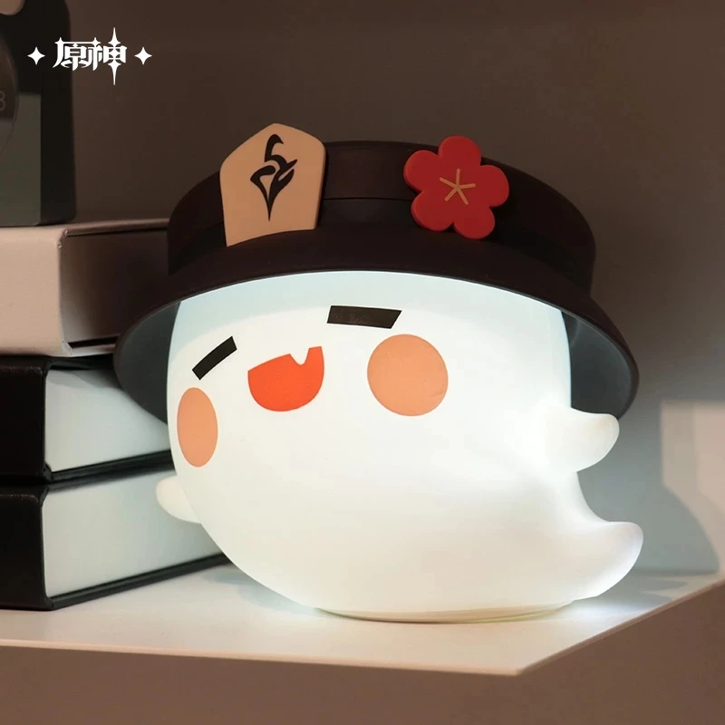 Hu Tao Cosplay Žaidimas Genshin Poveikio Dvasios Silikono Naktį Šviesos Anime Projektas LED Stalo Lempa Namų Puošybai Helovinas Prop Dovana