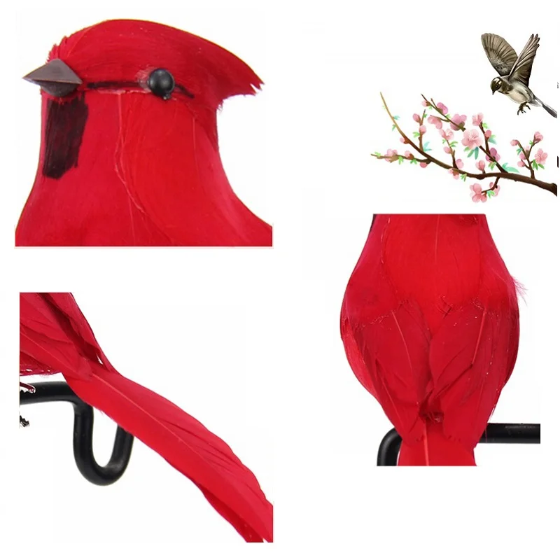 Kūrybos Dirbtinių Paukščių Imitacija Putų Plunksnų Paukštis Modelį, Namuose, Lauke, Sode Vestuves Apdailos Vejos Statulėlės Ornamentu