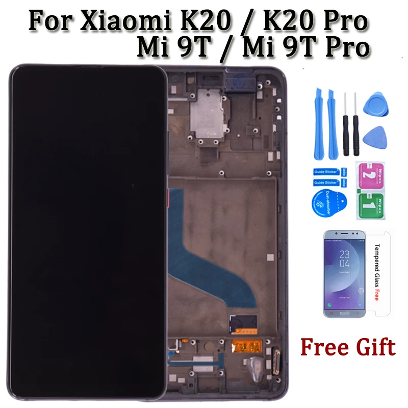 LCD Ekranas Xiaomi Redmi K20 K20 Pro LCD Jutiklinis Ekranas skaitmeninis keitiklis skydų Surinkimo Už Xiaomi Mi 9T Mi 9T Pro Lcd Pakeitimo