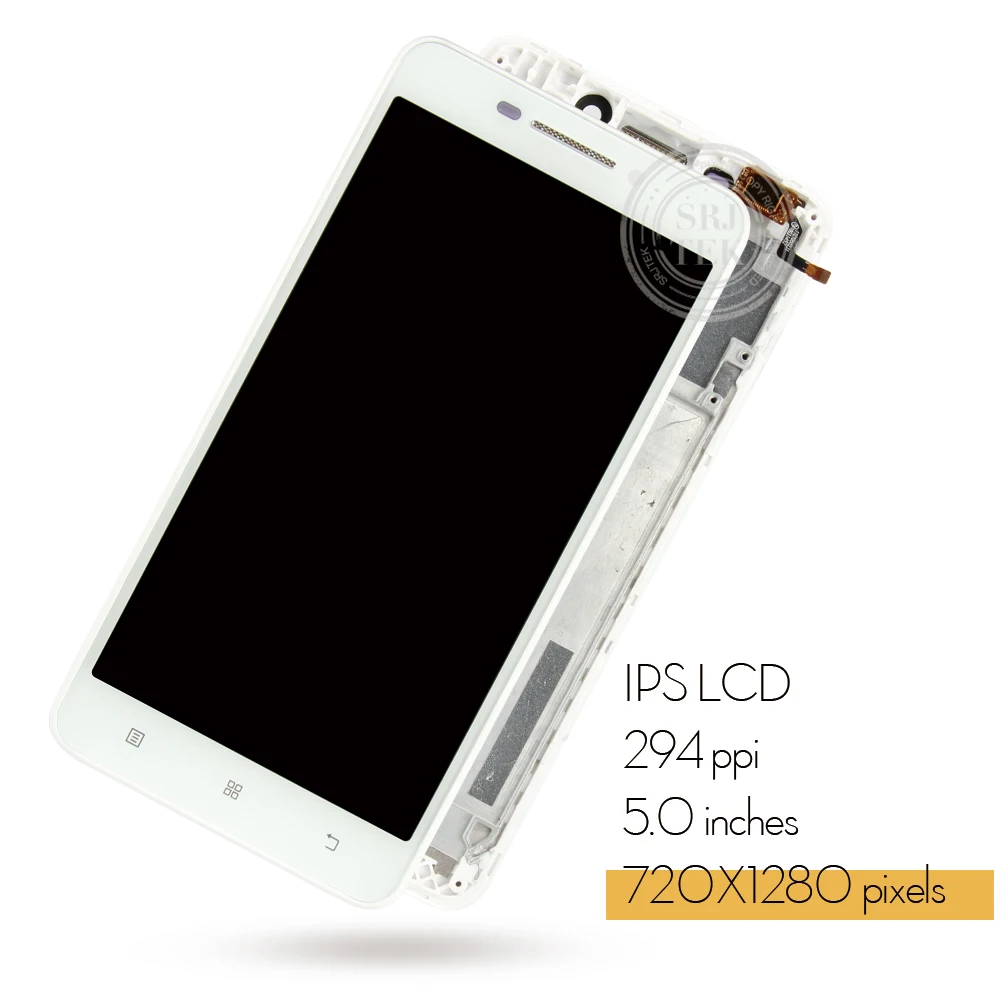 Lenovo A5000 LCD Ekranas Jutiklinis Ekranas skaitmeninis keitiklis Surinkimo Jutiklis Pakeitimo 5.0