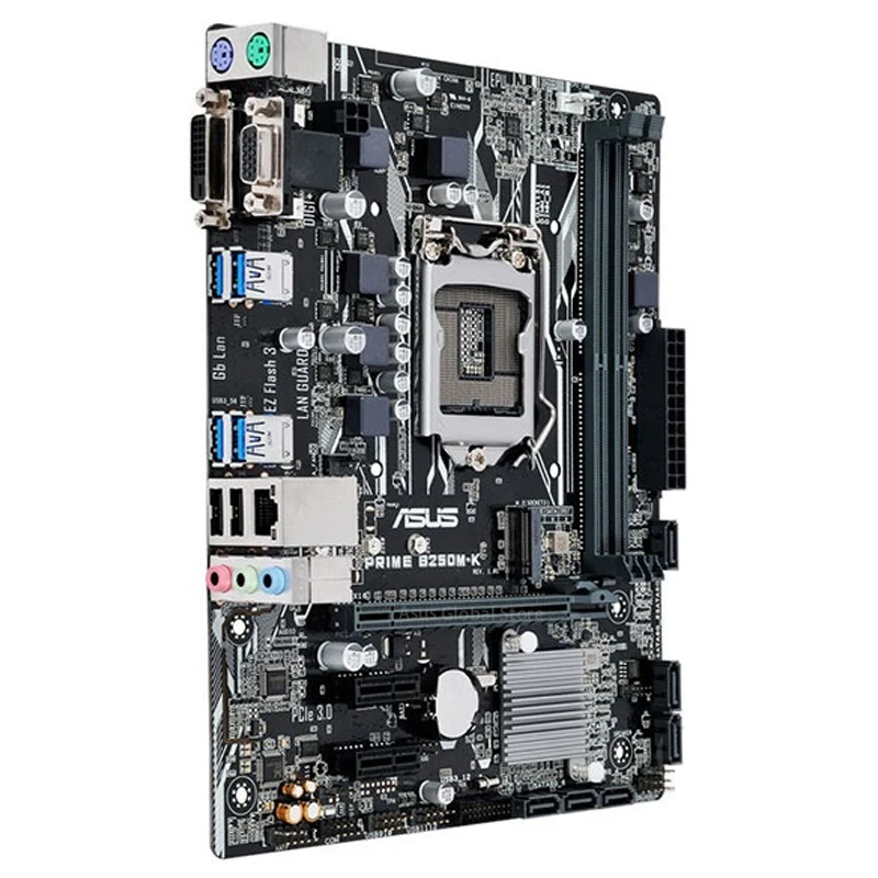 LGA 1151 Asus PRIME B250M-K Žaidimų Plokštė Paramą 6-oji/7-oji-Gen Core i7/i5/i3 CPU DDR4 2400MHz PCI-E 3.0 B250 Placa-mãe 1151