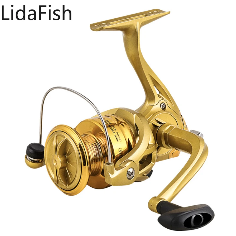 Lidafish 2000-7000 Serija Naujas Verpimui ritės 8KG Max Drag 5.2:1/4.7:1 Jūrinės Žvejybos Ritės, Žvejybos Reikmenys