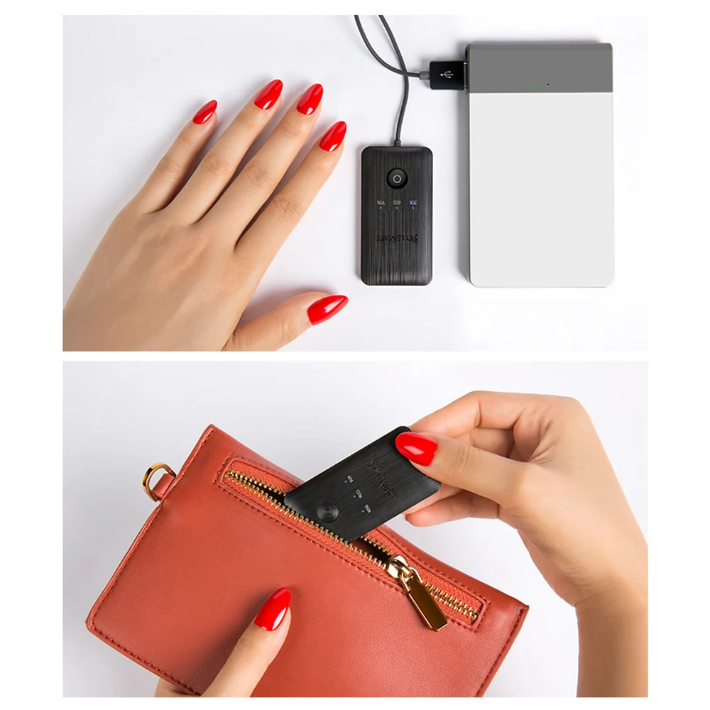Mini nagų fototerapijos lempa kortelės tipas maži nešiojamieji ne magija nagų lako įrankis greitai džiūstantis nagų parduotuvė skirta