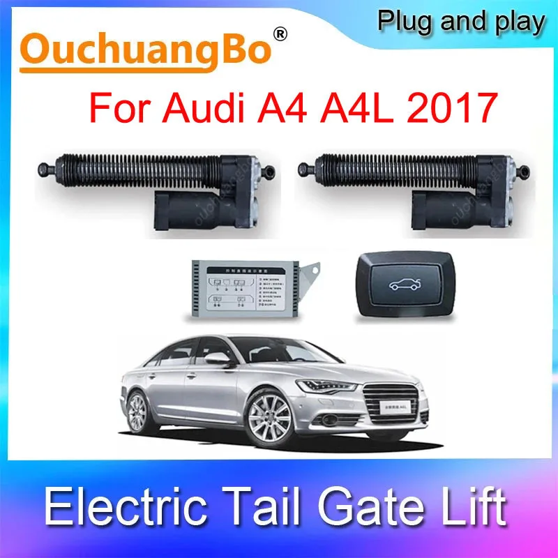 Ouchuangbo auto duris, Elektriniai galiniai Vartų Pakėlimo audi A4 B9 A4L 2017 2018 2019 Nuotolinio Valdymo Vairuoti Smart Auto Kontrolės Kamieno