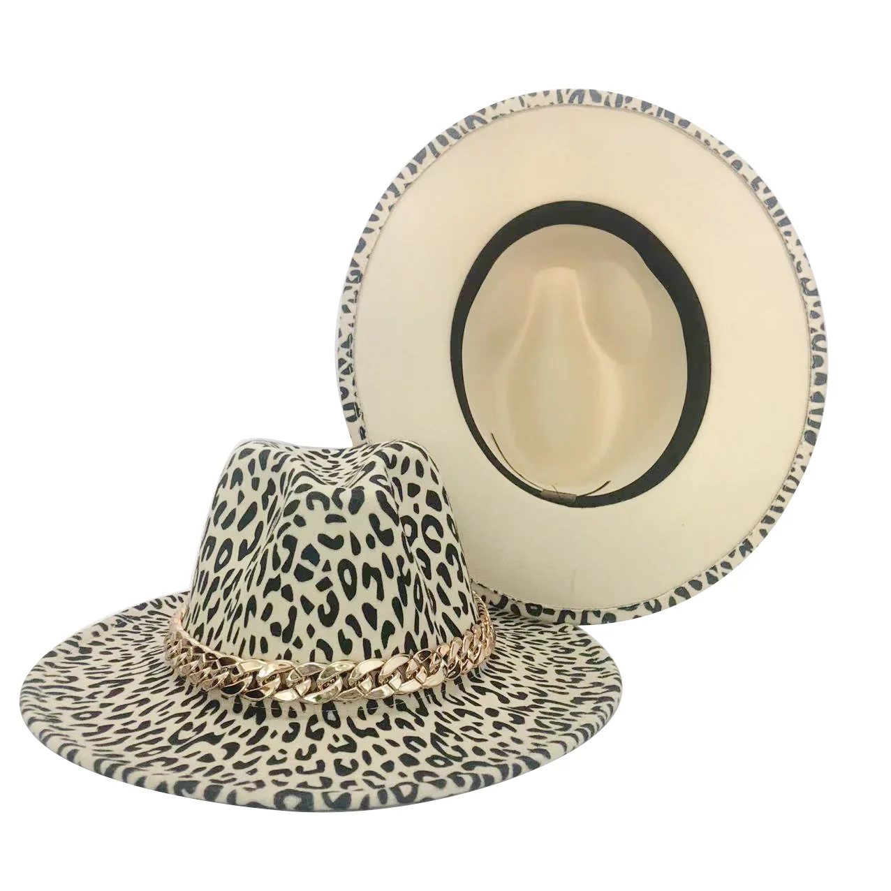 Royal blue leopard-print fedora skrybėlę naujas spurgos priedai pavasarį naujas vyrų džiazo skrybėlių mados skrybėlę ponios didmeninė шапка женская