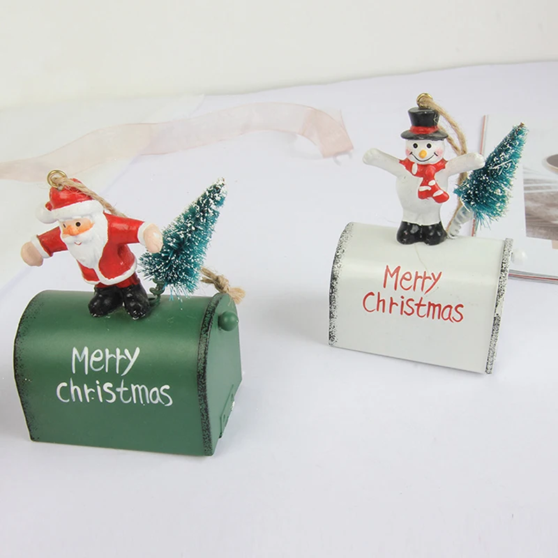 Santa Claus Pašto Dėžutės Kabo Kalėdų Eglutės Papuošalas Pakabukas Kalėdų Saldainiai Dovanų Dėžutėje Kalėdinė Dekoracija Namuose