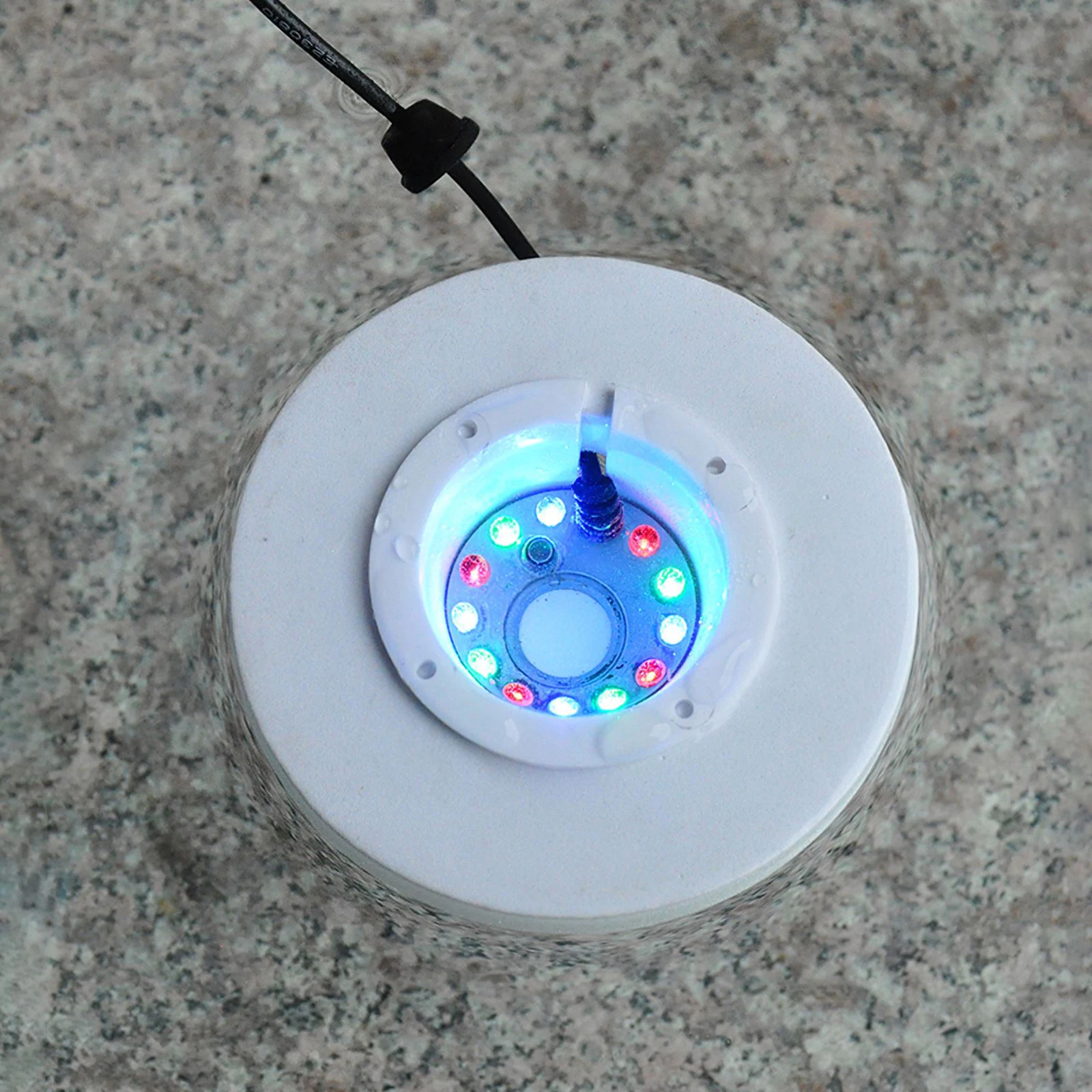 Spalvinga LED Šviesos Ultragarso Plūduriuojantis Rūko Rūko Maker 