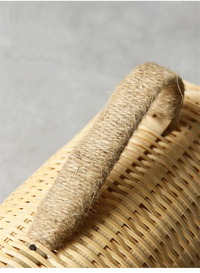 Termosas rankų darbo namų apyvokos bambuko audimo tradicinių medinių kamštienos arbatos virdulys termosas stiklo įdėklo izoliacija butelis 1.3 L