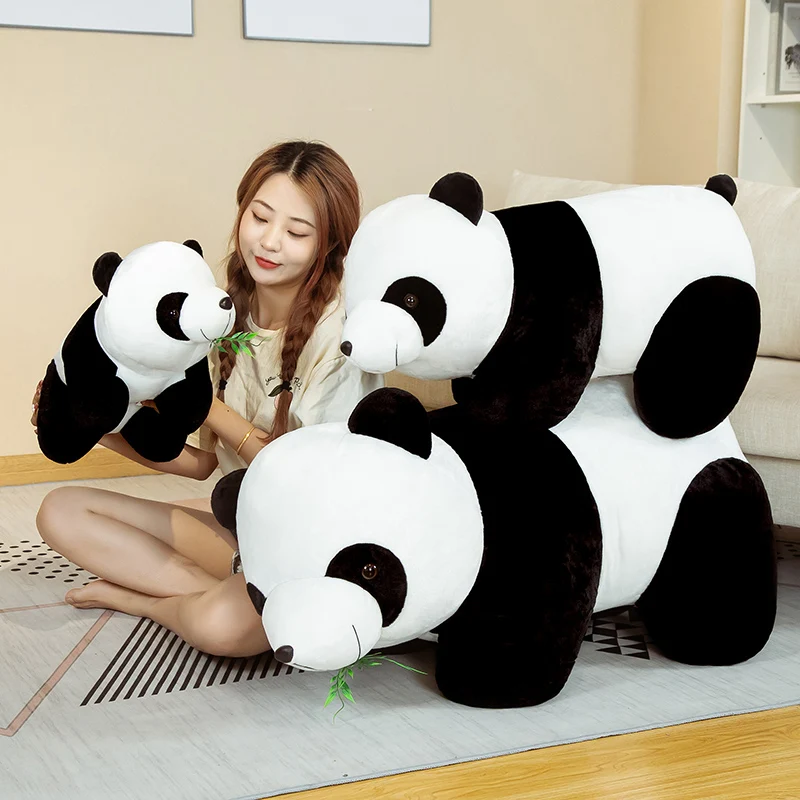 1pc 20CM Puikus Bambuko Lapų Panda Pliušiniai Žaislai Mielas Įdaryti Minkštas Gyvūnų Kinijos Nacionalinis Lobis Panda Vaikams, Kūdikių Dovanos Nuotrauka 1 