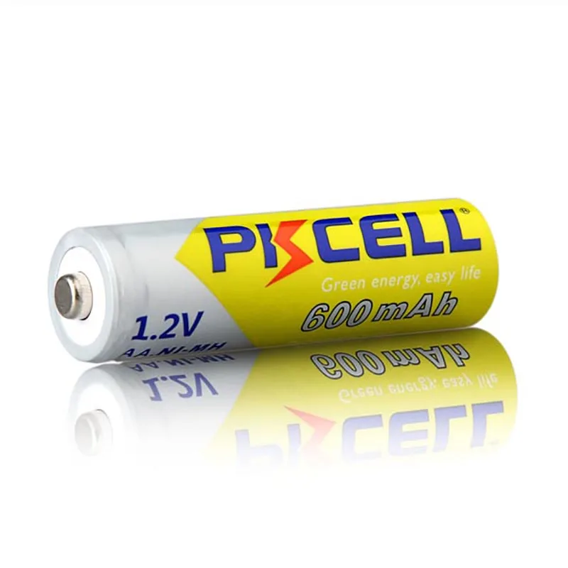 40Pcs/daug pkcell AA NiMh Recharegable Baterija 2A 600mAh 1.2 V, daugiau nei 1000 kartų ciklų, Žaislai, Žibintuvėlis,Nuotolinio Valdymo pultas Nuotrauka 1 