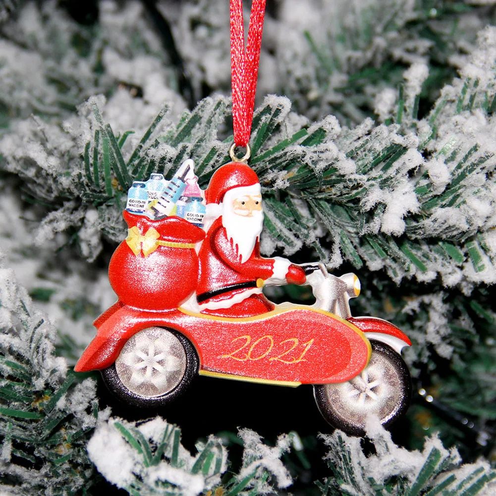 Automobilio galinio vaizdo Veidrodis Papuošalai Kabo Pakabukas priedai Santa Claus Motociklo ir Automobilio Interjero Namuose Kalėdos Kalėdų Eglutė Dekoras Nuotrauka 1 