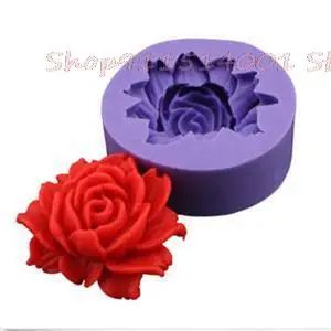 Karšto Pardavimo Amatų Cupcake 3D Rožių Gėlių Minkštas Silikoninis Pelėsiai, Pelėsiai Kepimo Pyragas Slapukus Forma Šokolado Muilas Cukraus Virtuvė Nuotrauka 1 