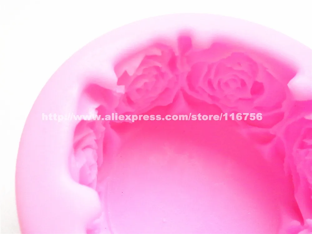 Nemokamas Pristatymas Cilindrų Gėlių Formos Silikono Formos Pyragas Apdaila Minkštas Pyragas 3D Maisto kokybės Silikono Formų 069 Nuotrauka 2 