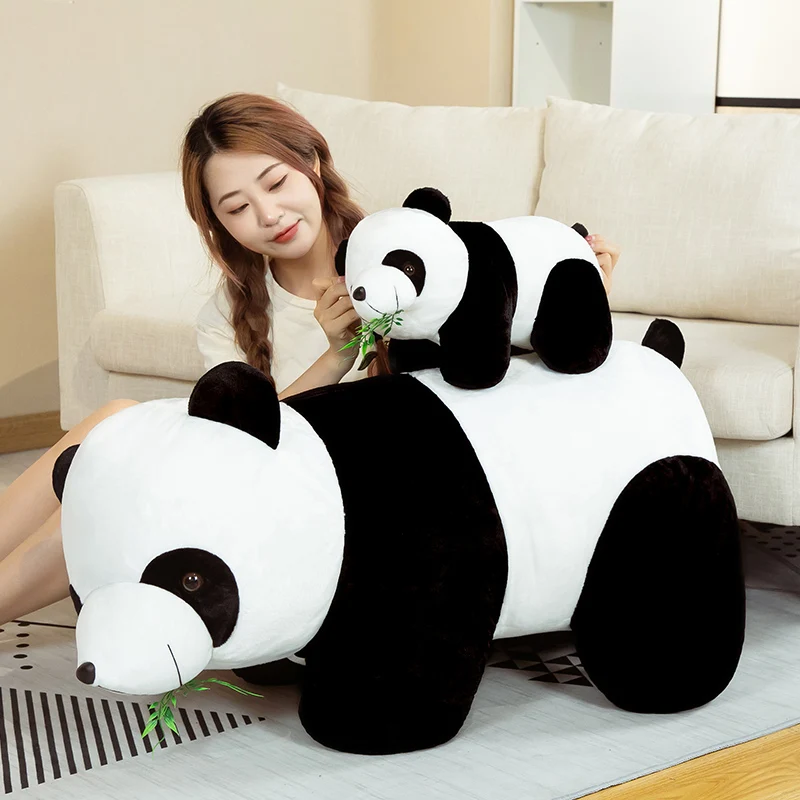 1pc 20CM Puikus Bambuko Lapų Panda Pliušiniai Žaislai Mielas Įdaryti Minkštas Gyvūnų Kinijos Nacionalinis Lobis Panda Vaikams, Kūdikių Dovanos Nuotrauka 3 