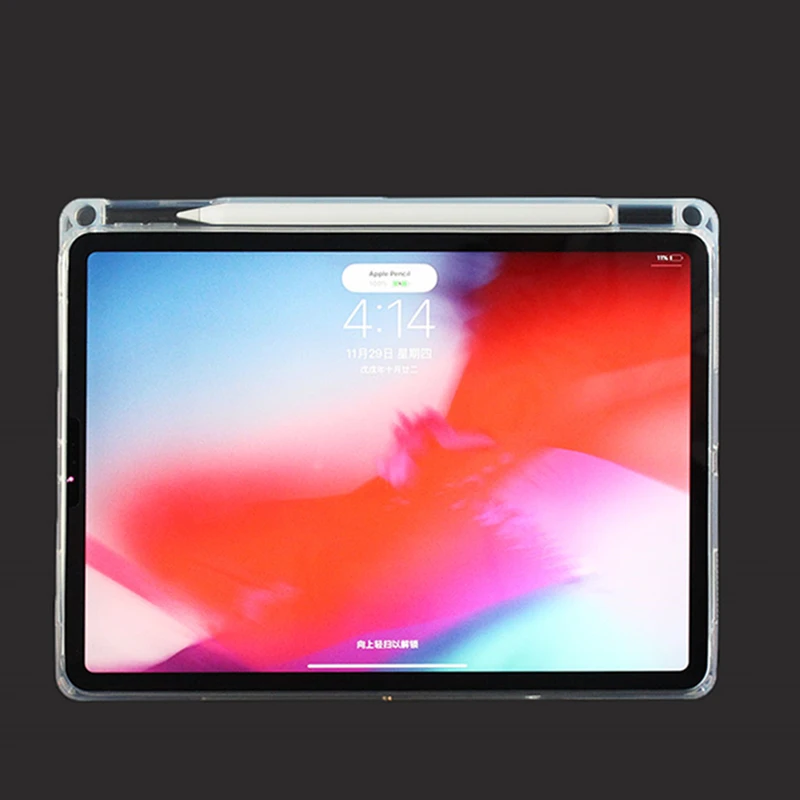 Case for iPad Pro 11 colių 2020 Padengti Skaidriu Aišku, TPU Silicio Tablet Case for iPad Oro 2/1 9.7 2018 Pro 10.5 Mini Funda Nuotrauka 3 