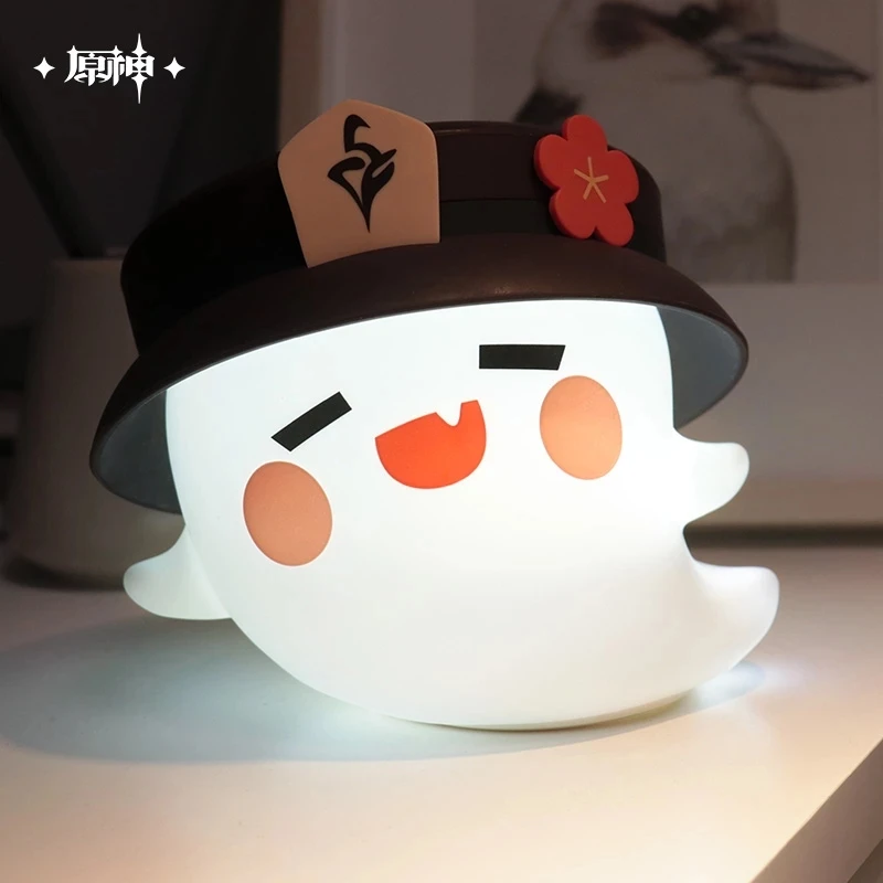Hu Tao Cosplay Žaidimas Genshin Poveikio Dvasios Silikono Naktį Šviesos Anime Projektas LED Stalo Lempa Namų Puošybai Helovinas Prop Dovana Nuotrauka 3 