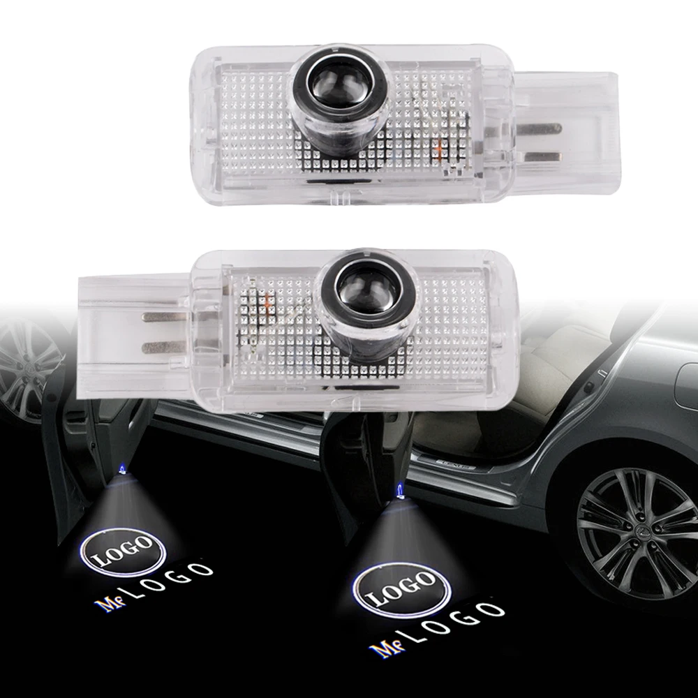 LED Automobilio Duris Šviesos Sveiki Lempa Projektoriui Logotipas Lazerio Šviesa Mercedes Benz R ML, GL Class W215 W164 X164 R300 R350 R400 R450 Nuotrauka 3 