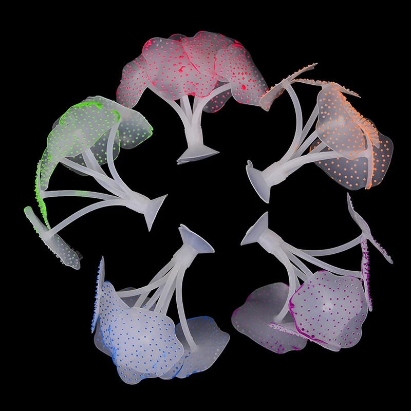 Liuminescencinės Povandeninio Kraštovaizdžio Dekoro Žuvų Bakas Akvariumo Reikmenys imulation Dirbtinį Koralų Gyvis Koralų Augalų Ornamentais Nuotrauka 3 